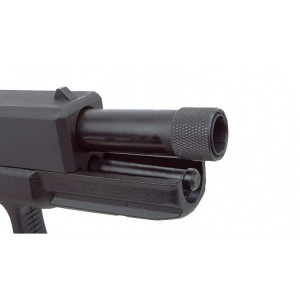 Страйкбольный пистолет KJW GLOCK G18 GBB GAS, авт., ствол с резьбой, мет. слайд